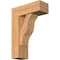 Ekena Millwork Funston Block Smooth Bracket w/ Offset Brace, Western Red Cedar, 7 1/2"W x 20"D x 28"H BKT0806X20X28FST05SWR - alternate 1